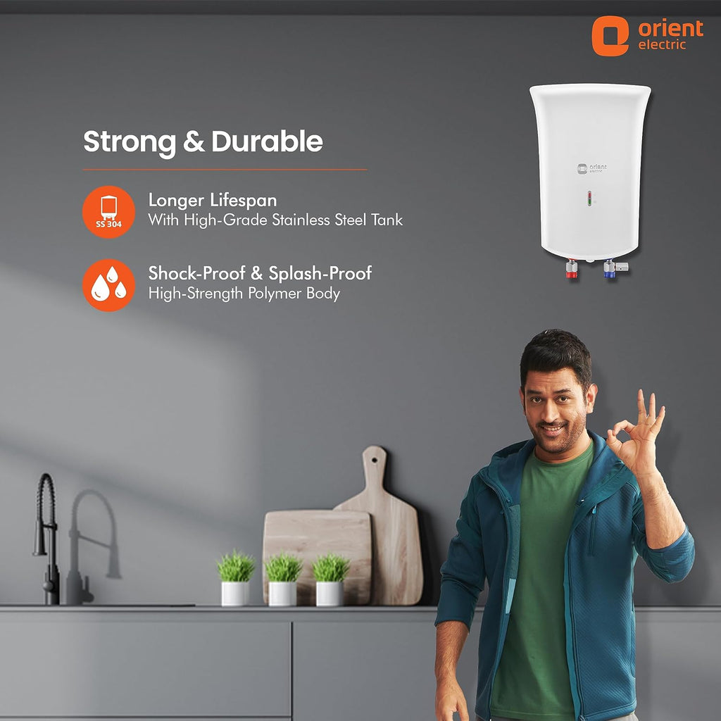 Orient Electric Primus 3L instant water heater (White)