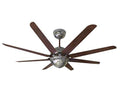 Havells Octet 1320mm 8-blades Premium Ceiling Fan | Wenge-Brushed Nickel