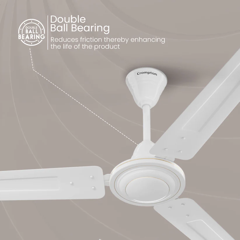 Crompton Brizair 1200mm 3 Blade Ceiling Fan (Opal White)