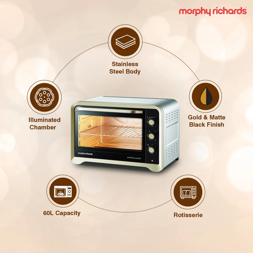 Morphy Richards Luxechef 60 Litre Oven toaster grill (OTG)