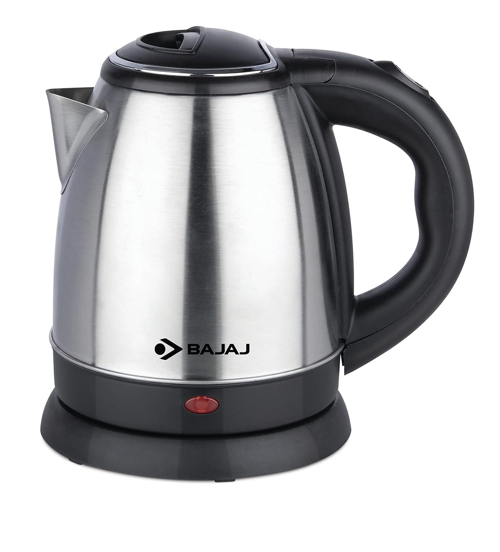 Bajaj Ktx 1.2 Litre Dlx Electric Kettle 1350W With Stainless Steel Body (Black)