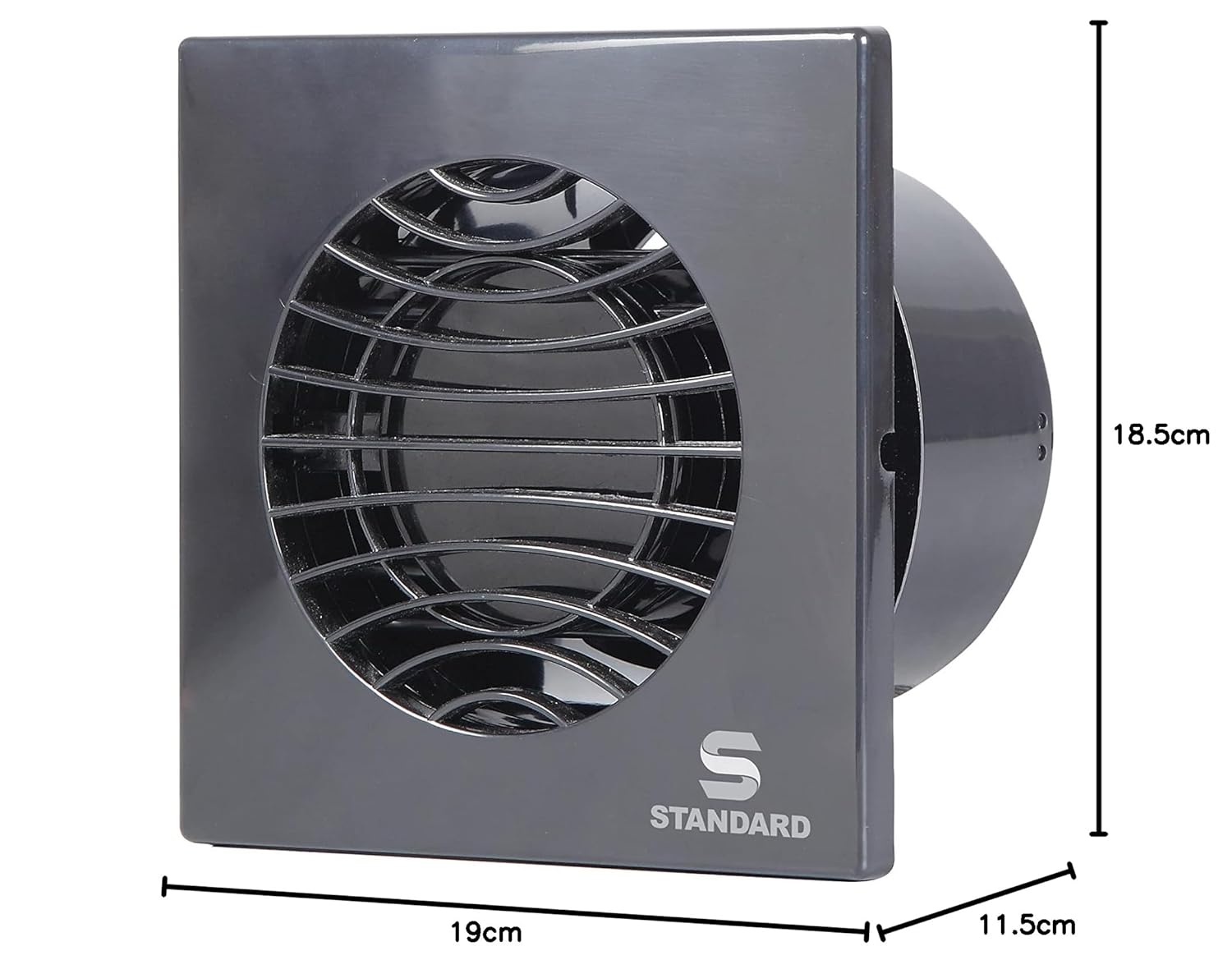 HAVELLS Standard 150mm Refresh Air Window Neo (Black)