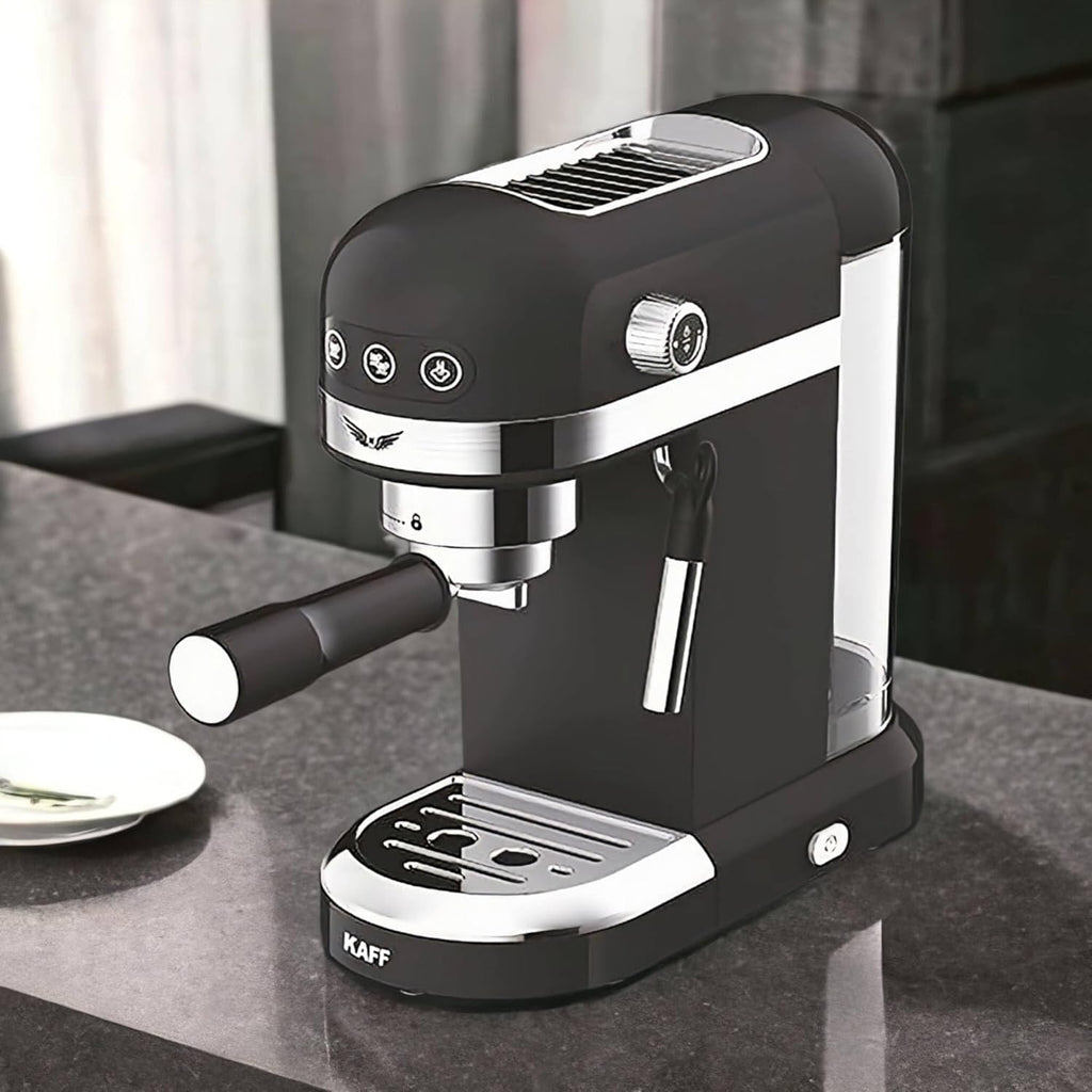 Kaff Fontana 1350 Watts Espresso Coffee Maker | Black