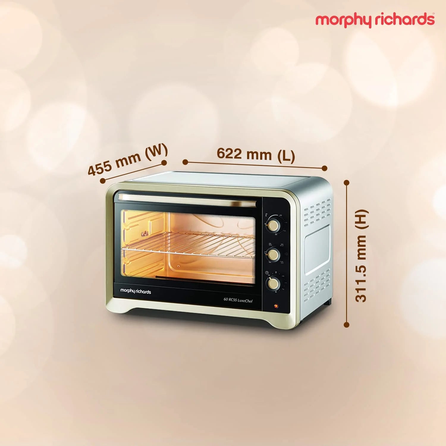 Morphy Richards Luxechef 60 Litre Oven toaster grill (OTG)