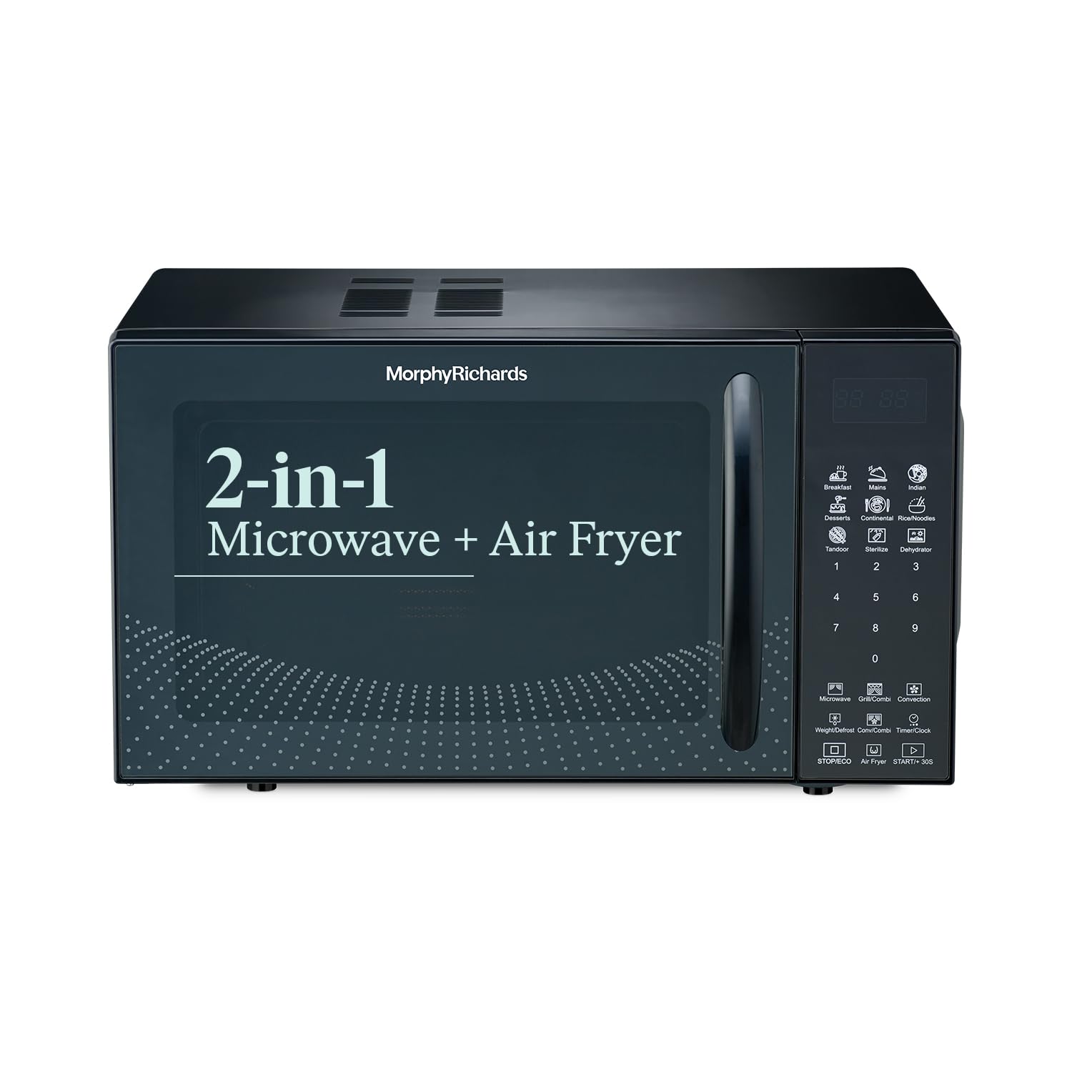 Morphy Richards Air 23CGAD Convection Microwave Oven with in-Built Air Fryer (Black)