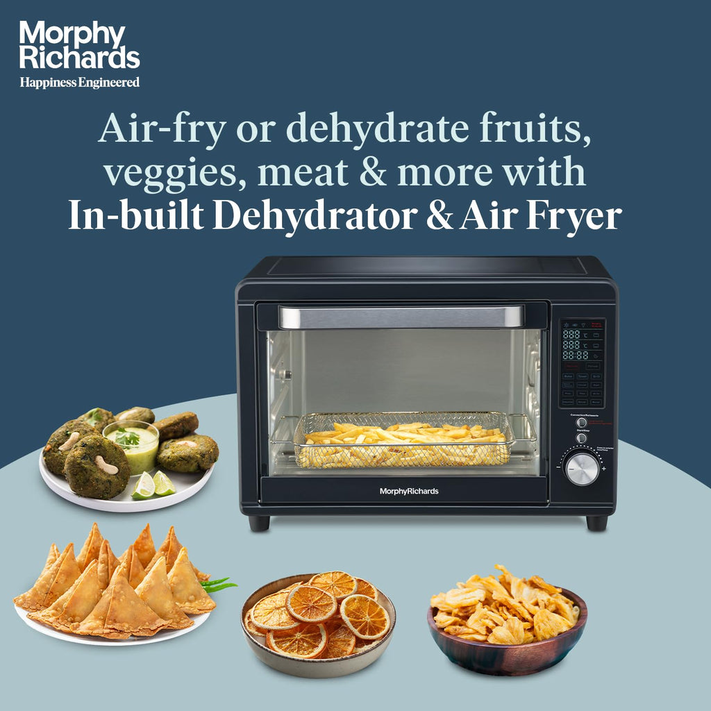 Morphy Richards 29 Litre Digital Oven Toaster Grill (OTG) with In-Built Air Fryer(Deep Blue)