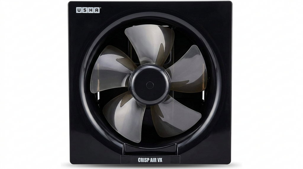 Usha Crisp Air VX 150mm Exhaust Fan (Black)