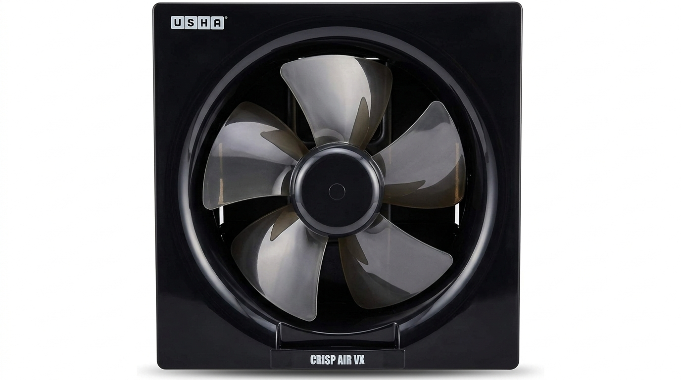 Usha Crisp Air VX 150mm Exhaust Fan (Black)