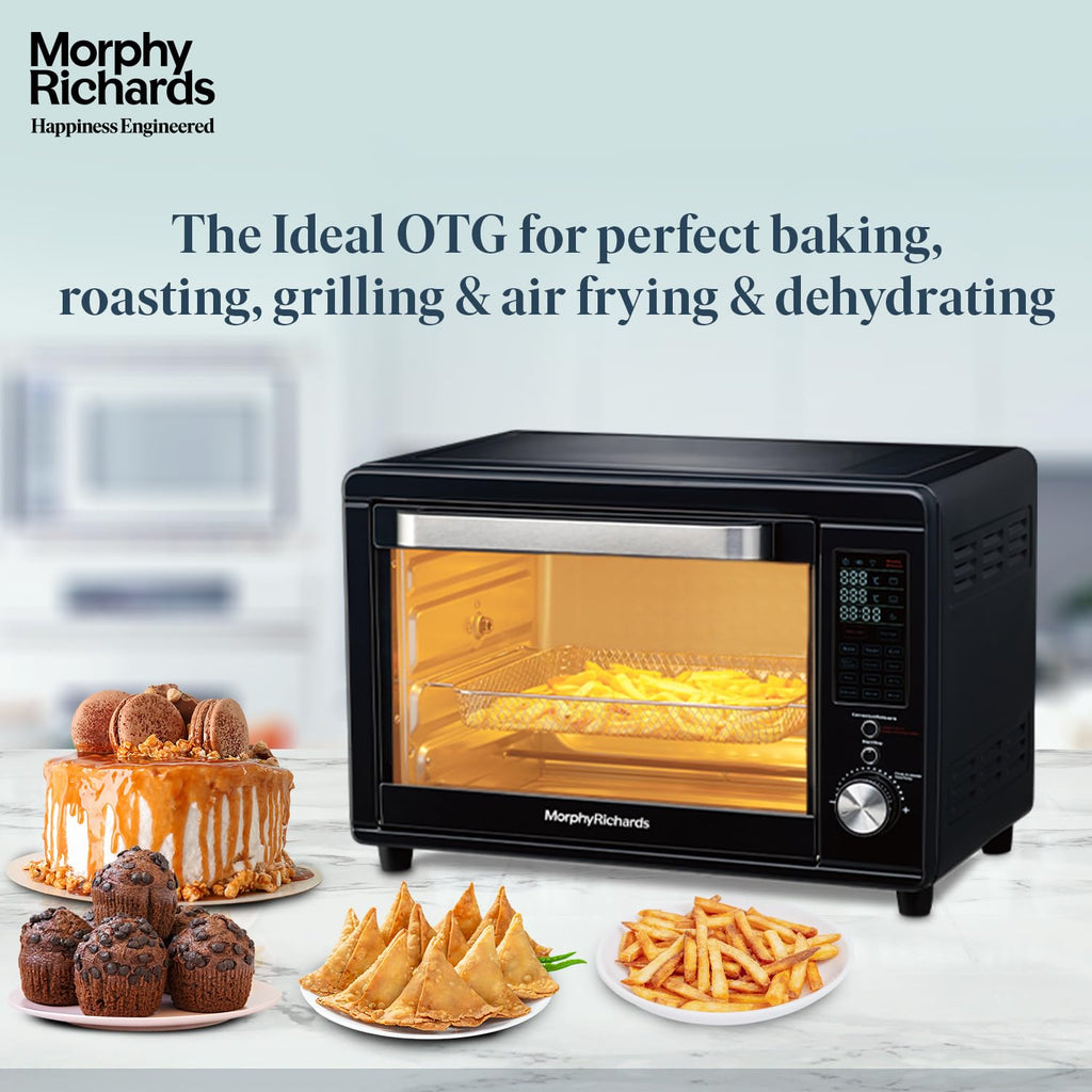Morphy Richards 29 Litre Digital Oven Toaster Grill (OTG) with In-Built Air Fryer(Deep Blue)