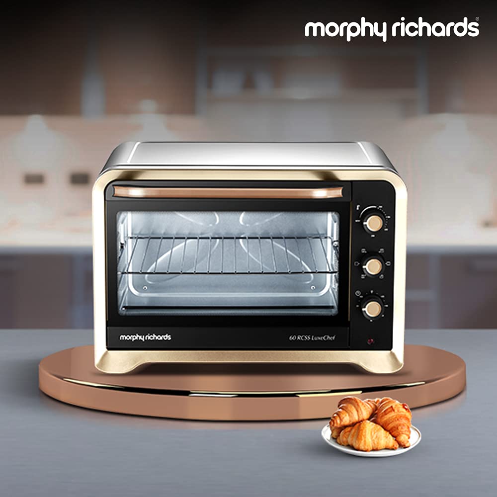 Morphy Richards 45 RCSS Luxechef Oven Toaster Griller (Gold, 45-Litre OTG)