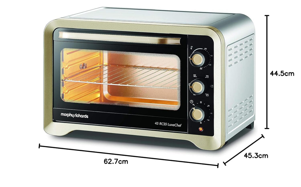 Morphy Richards 45 RCSS Luxechef Oven Toaster Griller (Gold, 45-Litre OTG)