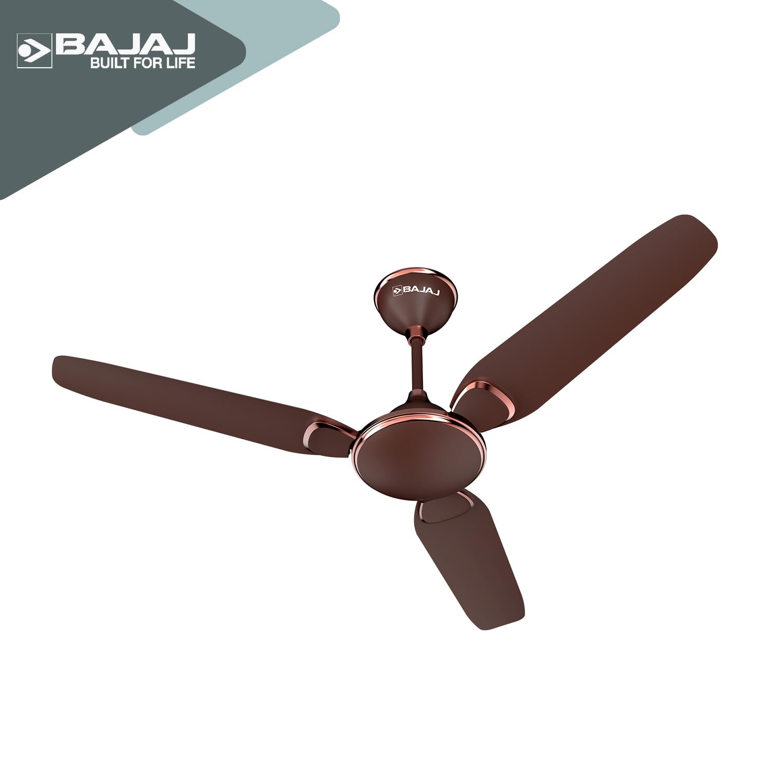 Bajaj Trendy EE 1200mm Anti Dust Ceiling Fan (Walnut Red)