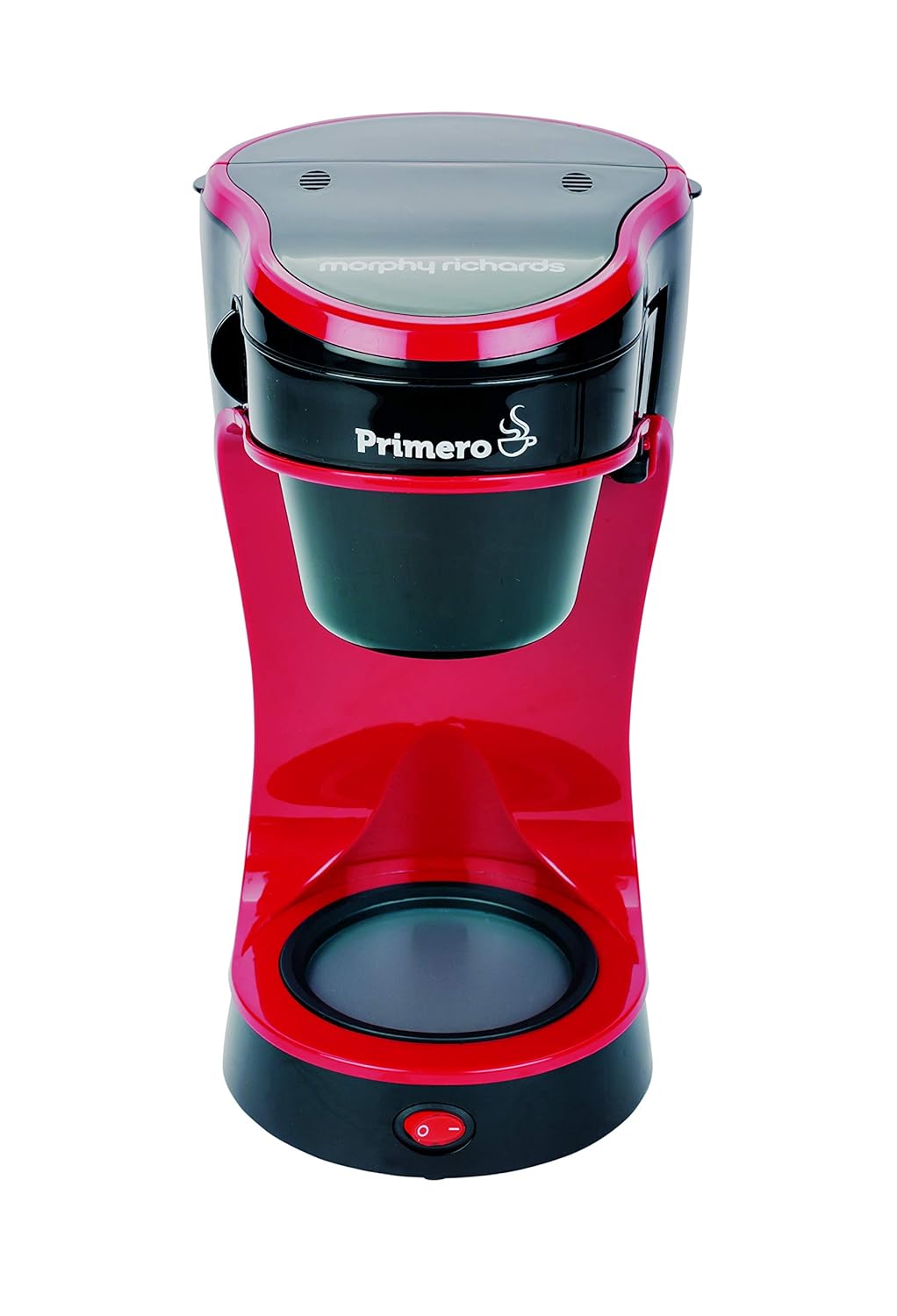 Morphy Richards Primero Drip 6-Cup Coffee Maker (Red,Black)