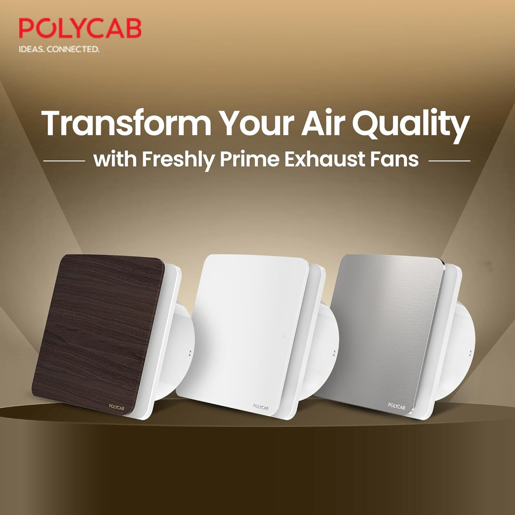 this fan comes in three colours which transform your air quality with wooden , steel and white finish 