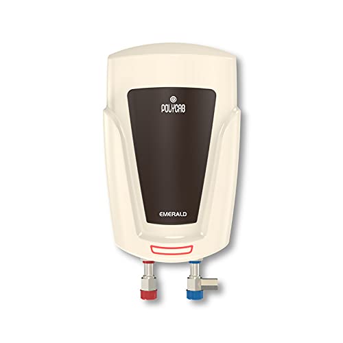 Polycab Emerald 3Ltr Electric Instant Water Heater (Ivory Grey Brown)