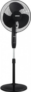 LUMINOUS Speed Max High Speed 400 mm 3 Blade Pedestal Fan  (Black)