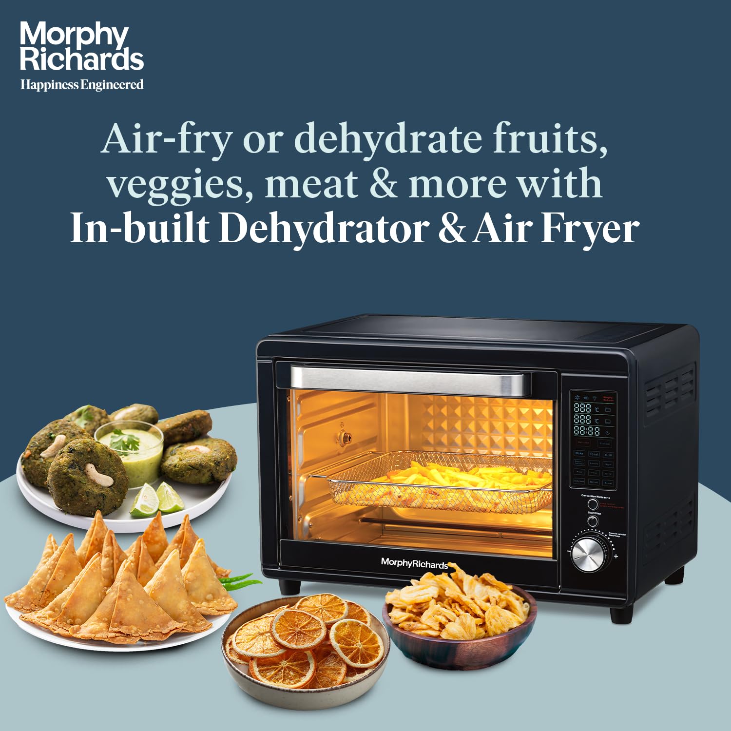 Morphy Richards 40RCAD Digital 40 Litre OTG Oven Toaster Griller (Deep Blue)