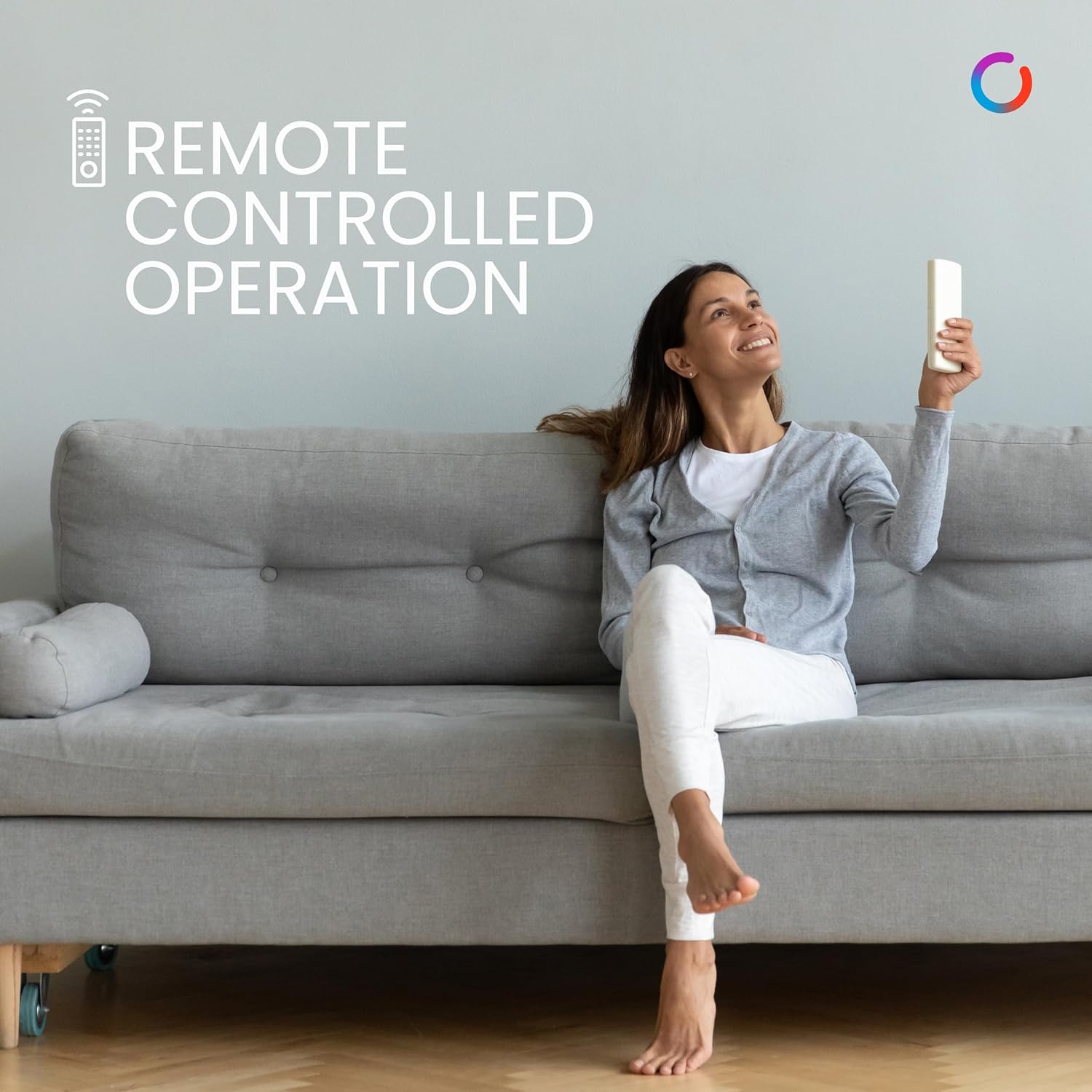 The Polycab Superia Sp01 has remote controlled operation ceiling fan with underlight LED