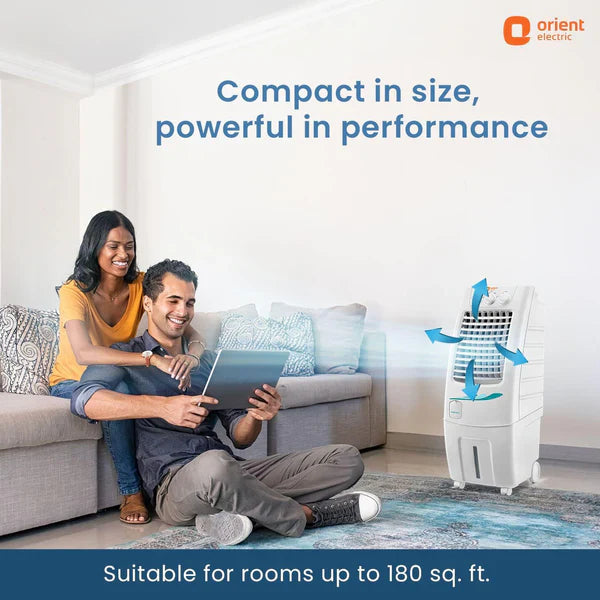 This Supercool cooler is compact in size with powerful in performance and its suitable for rooms up to  180sq.ft