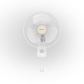 Bajaj Shield Series Robusto 400MM High Speed Wall Fan (Beige & White)